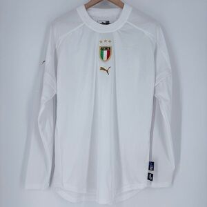 Puma Italy 2004 Away Soccer Long Sleeve Shirt